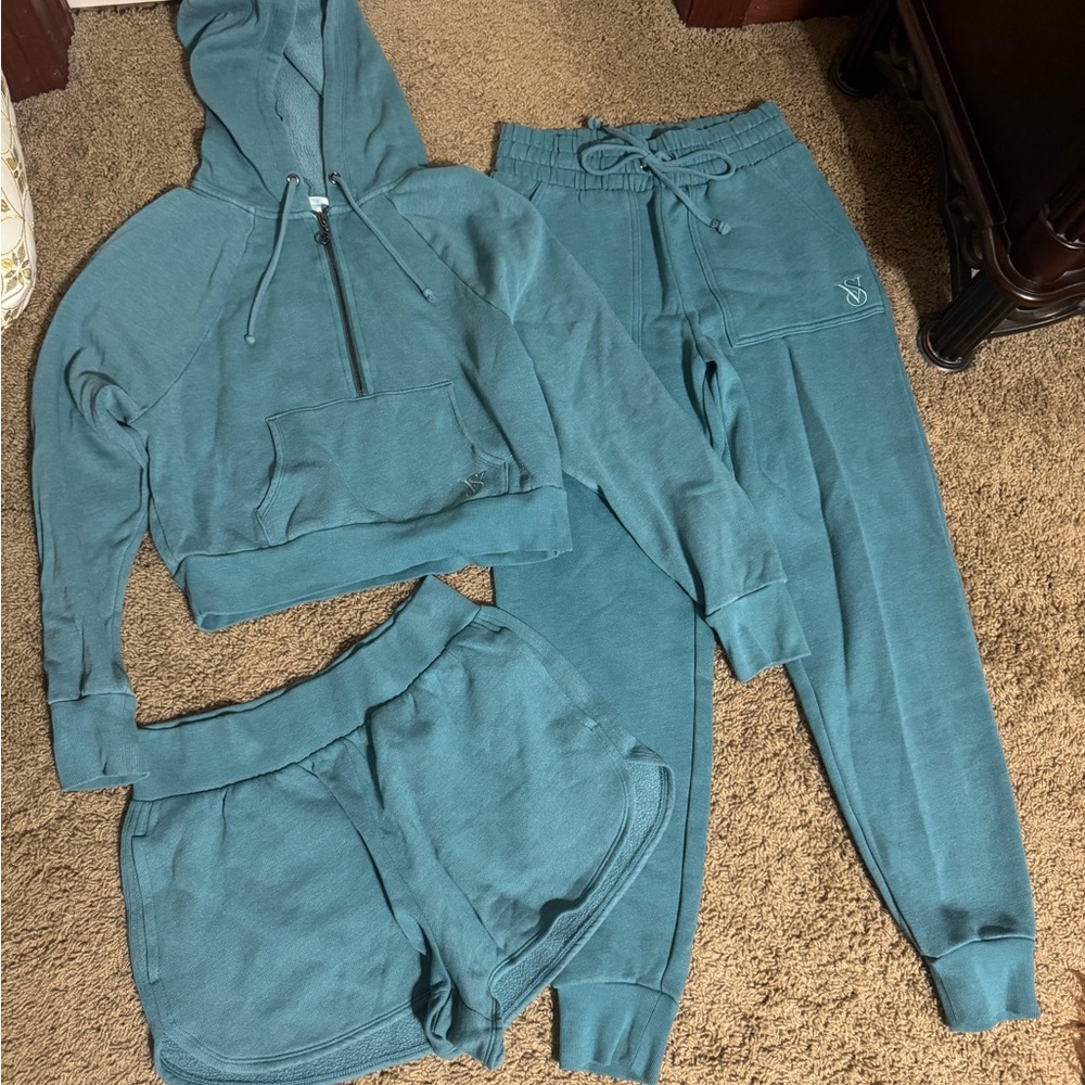Victoria's Secret Teal Apparel Set